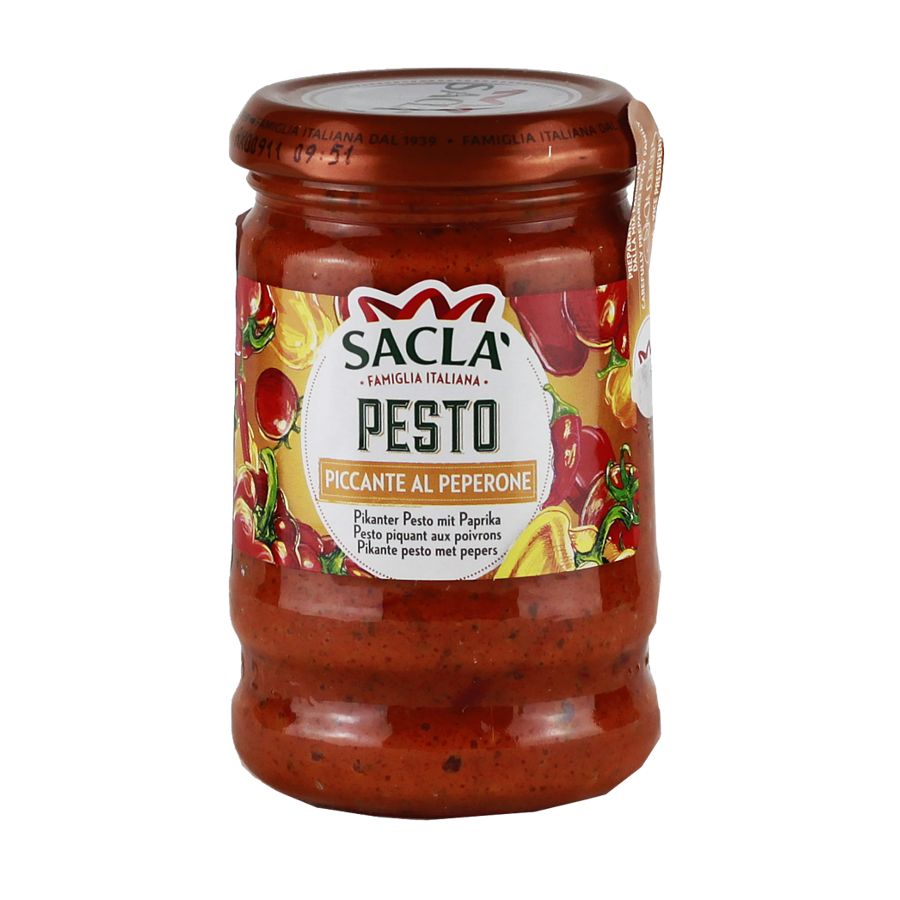 Pesto Chilli pikantny sos z papryką 190g