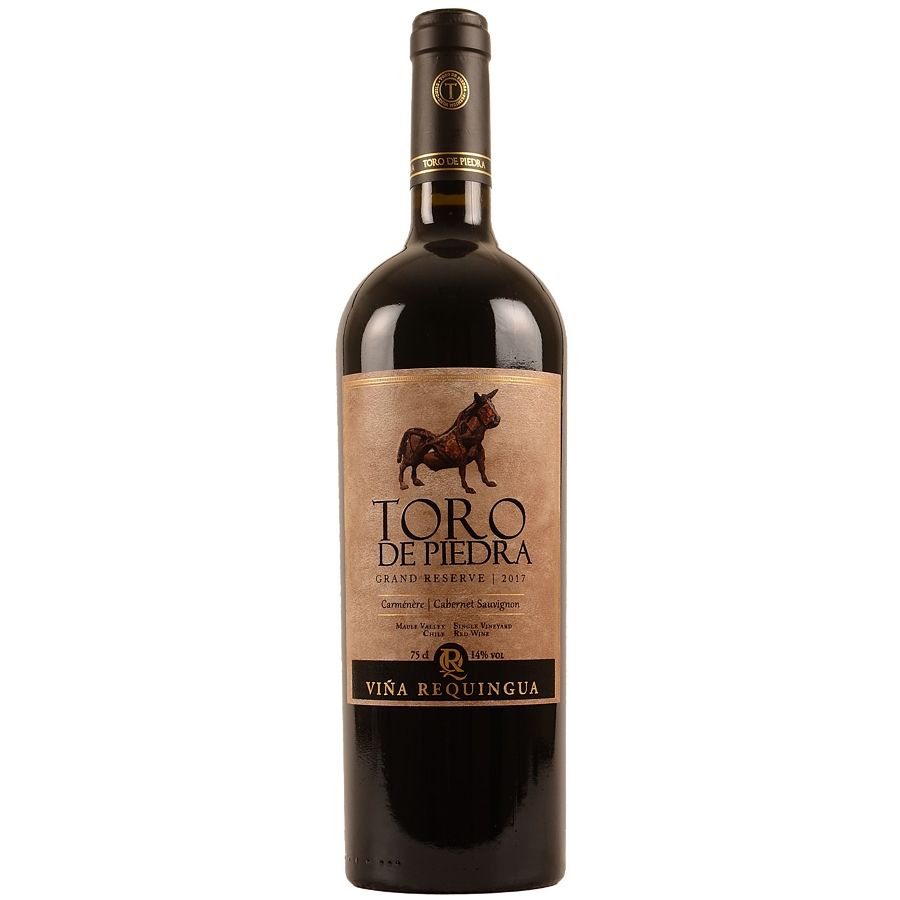 Wino Toro de Piedra Carmenere/Cabernet Sauvignon Gran Reserva 2017 butelka