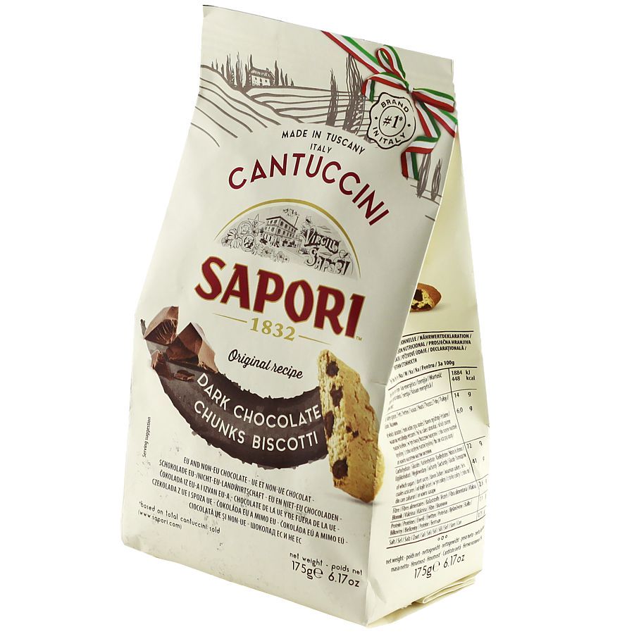 Ciastka Sapori Cantuccini Dark Chocolate 175g