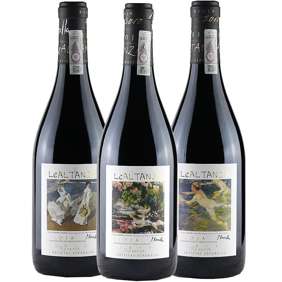 Wino Sorolla Reserve DOC Rioja 2010 - rożne warianty