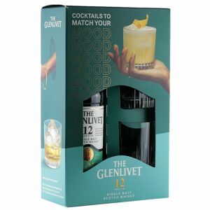Whisky Glenlivet 12yo + 2 szklanki