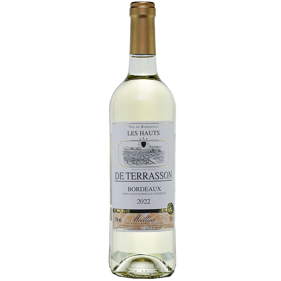 Wino Les Hauts de Terrasson – Bordeaux Blanc Moelleux 2022